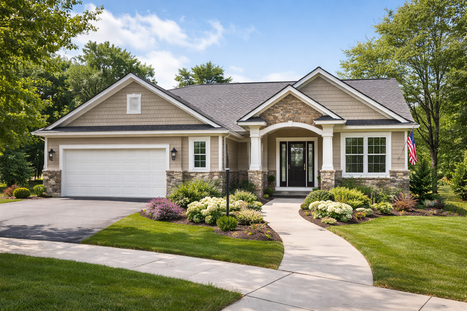 Around Syracuse Realty Baldwinsville Ny Charming Suburban Patio Home With Lush Landscaping