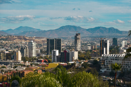 Tijuana,city,skyline,,baja,california,mexico
